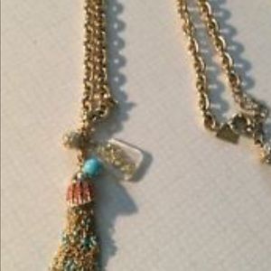 Long Lilly Pulitzer chain necklace with charms
